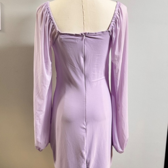 Long Sleeve Bodycon Cocktail Mini Dress new without tag - Picture 3 of 4